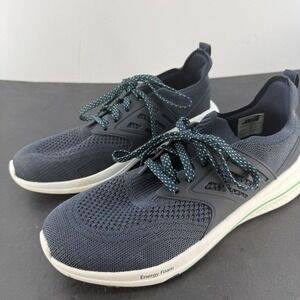 Avia Womens Navy Blue Energy Foam Caged Knit Low Top Size 10 Running Shoes